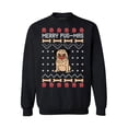 thumbnail image 1 of Awkward Styles Merry Pugmas Sweatshirt Cute Pug Dog Christmas Sweater Tacky Holiday Sweater Christmas Jumper for Pug Lovers Holiday Gift for Dog Lovers Christmas Sweater Cute Christmas Gifts, 1 of 5