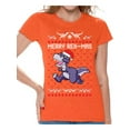 thumbnail image 1 of Awkward Styles Merry Rex-Mas Tshirt for Women Rexmas Women's Shirt Funny Christmas Shirts Christmas Dinosaur T-Shirt Dinosaur Christmas T Shirt Women's Dinosaur Tshirt for Christmas Xmas Party, 1 of 4