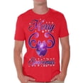 thumbnail image 1 of Awkward Styles Merry Spacemas Tshirt for Men Space Reindeer Christmas Shirt Funny Xmas Tshirts for Men Galaxy Christmas T Shirt Nerdy Gifts for Christmas Xmas Holiday Party Outfit Xmas Shirt, 1 of 5
