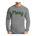 thumbnail image 1 of Awkward Styles Merry Xmas Plaid Christmas Sweater Long Sleeve T-shirt For Men, 1 of 4