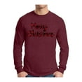 thumbnail image 1 of Awkward Styles Merry Xmas Plaid Christmas Sweater Long Sleeve Tshirt For Men, 1 of 4