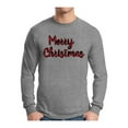 thumbnail image 1 of Awkward Styles Merry Xmas Plaid Christmas Sweater Long Sleeve Tshirt For Men, 1 of 4