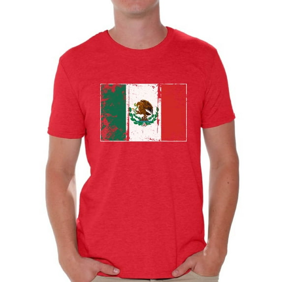 Awkward Styles Mexico Flag Shirt for Men Mexican Soccer 2018 Tshirt Gifts from Mexico Flag of Mexico Mexican Men Mexico Shirts for Men Mexico 2018 Tshirt Mexican Gifts for Him Mexican Flag Tshirt