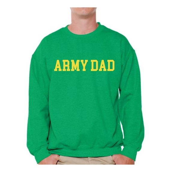 Awkward Styles Military Crewneck Top Army Dad Sweatshirts for Men
