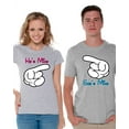 thumbnail image 1 of Awkward Styles He's Mine She's Mine T Shirts for Couples Boyfriend and Girlfriend Matching Couple Shirts Cute Couple Gifts for Anniversary Happy Valentine's Day Tshirt for Couples Funny Couple Shirts, 1 of 5