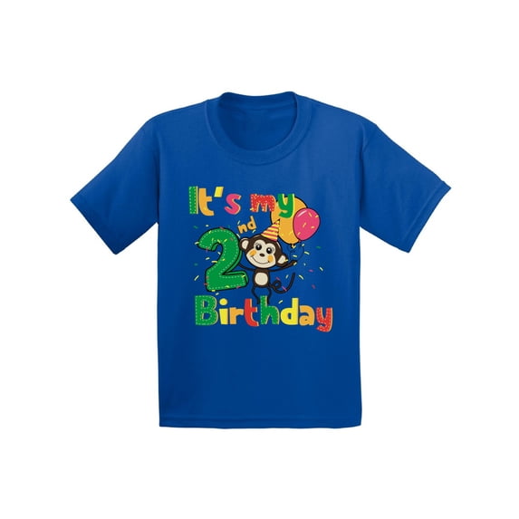 Awkward Styles Monkey Birthday Infant Shirt Birthday Monkey Baby Shirt Baby Monkey Tshirt for 2nd Birthday 2nd Birthday Party Monkey Birthday Party Baby Boy Birthday Shirt Baby Girl Birthday Shirt