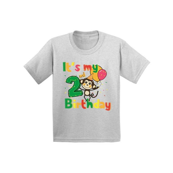 Awkward Styles Monkey Birthday Infant Shirt Birthday Monkey Baby Shirt Baby Monkey Tshirt for 2nd Birthday 2nd Birthday Party Monkey Birthday Party Baby Boy Birthday Shirt Baby Girl Birthday Shirt