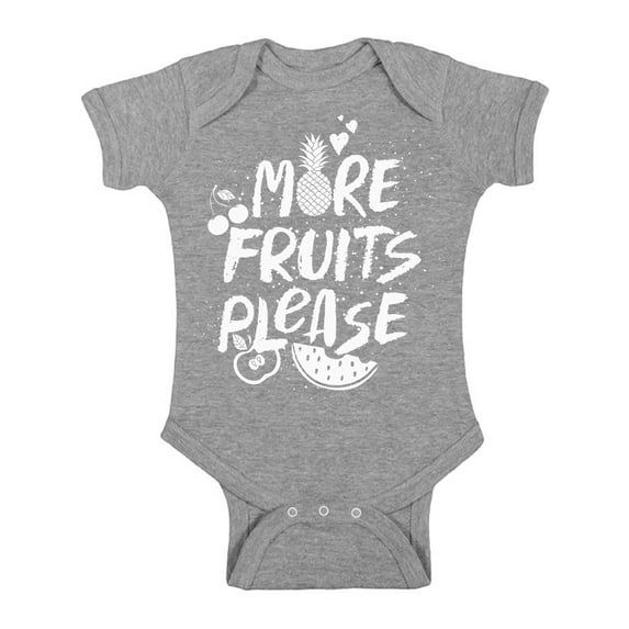 Awkward Styles More Fruits Please Baby Bodysuit Short Sleeve for Girls Fruits Baby Clothes Romper for Boys Fruits Outfit Fruits One Piece Top Berry Romper for Newborn Baby Items Cute Fruits Bodysuit