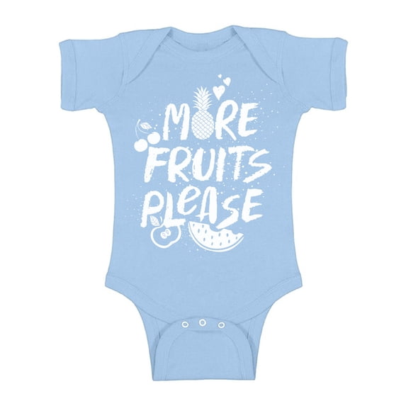 Awkward Styles More Fruits Please Baby Bodysuit Short Sleeve for Girls Fruits Baby Clothes Romper for Boys Fruits Outfit Fruits One Piece Top Berry Romper for Newborn Baby Items Cute Fruits Bodysuit
