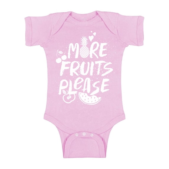 Awkward Styles More Fruits Please Baby Bodysuit Short Sleeve for Girls Fruits Baby Clothes Romper for Boys Fruits Outfit Fruits One Piece Top Berry Romper for Newborn Baby Items Cute Fruits Bodysuit