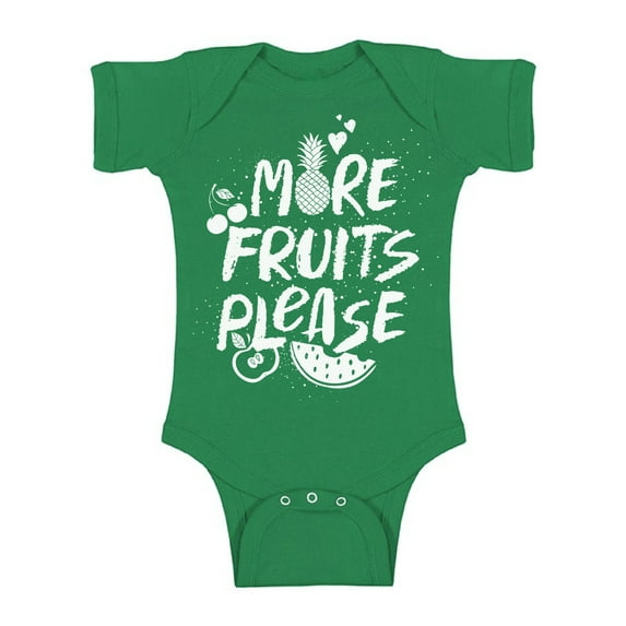 Awkward Styles More Fruits Please Baby Bodysuit Short Sleeve for Girls Fruits Baby Clothes Romper for Boys Fruits Outfit Fruits One Piece Top Berry Romper for Newborn Baby Items Cute Fruits Bodysuit