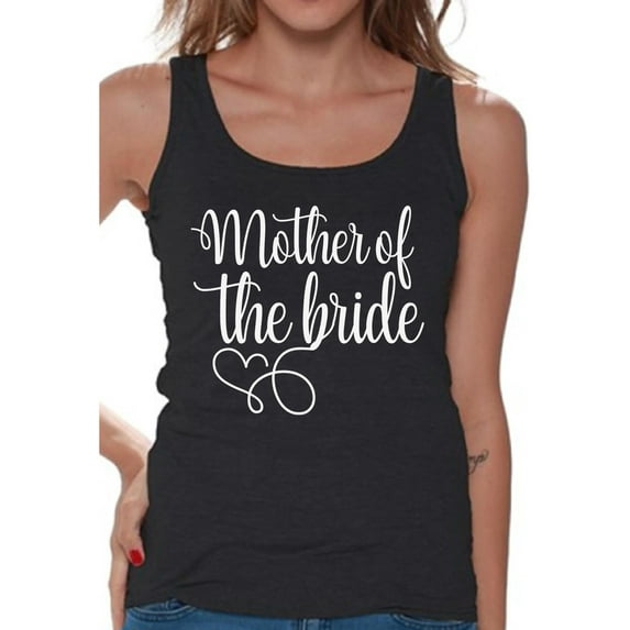 Awkward Styles Mother of the Bride Tank Top Bridesmaid Tanks Bridal Party Tank Wedding Gifts Women's Bride's Entourage Outfit Bachelorette Party Gifts Bridesmaid Sleeveless Shirt Cute Bride Squad Top