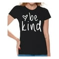 thumbnail image 1 of Awkward Styles Motivational Shirts for Women Be Kind T Shirt Be Kind Shirts for Women, 1 of 4