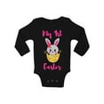 thumbnail image 1 of Awkward Styles My 1st Easter Bodysuit Funny Bunny Baby Romper, 1 of 4