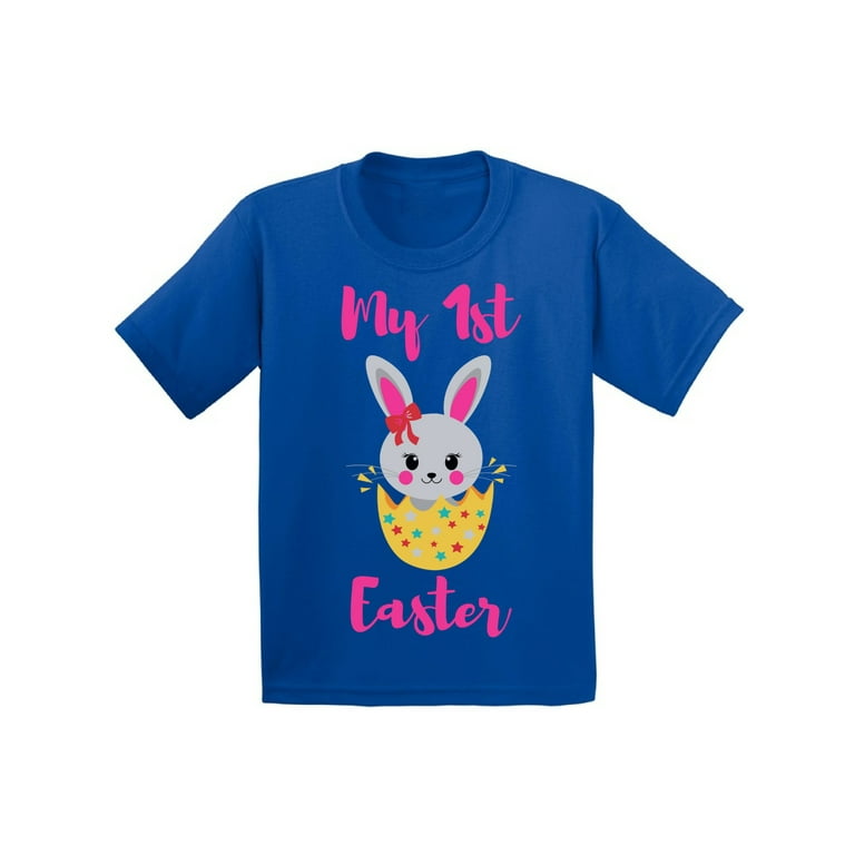Awkward Styles My 1st Easter T shirt Funny Bunny Baby Shirt