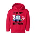 thumbnail image 1 of Awkward Styles My 3rd Birthday Hoodie Police Car Toddler Hooded Sweatshirt Future Policeman Sweater, 1 of 4