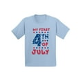 thumbnail image 1 of Awkward Styles My First 4th of July Toddler Shirt Kids Independence Day Shirt USA Shirt for Girls American Kids America Tshirt for Boys USA Stars Tshirt Cute 4th of July Outfit for Toddler USA Gifts, 1 of 4