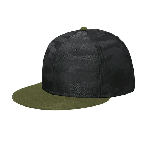 Awkward Styles NE407 New Era Camo Flat Bill Snapback Cap Adjustable Snap Closure Adult Hats Outdoor Outfit Polyester Unisex Baseball Hat High-Profile Accessory Gifts