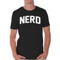 thumbnail image 1 of Awkward Styles Nerd Shirt for Men Nerd White Prints Cute Birthday Gifts for Nerds Nerd Themed Party Gifts for Him Nerd Geek Shirt Nerd Lovers T Shirt Nerd Men Clothing Nerd Tshirt for Boyfriend, 1 of 4