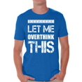 thumbnail image 1 of Awkward Styles Nerd T-Shirt Let Me Overthink This T Shirts for Men Sarcastic Geek, 1 of 4