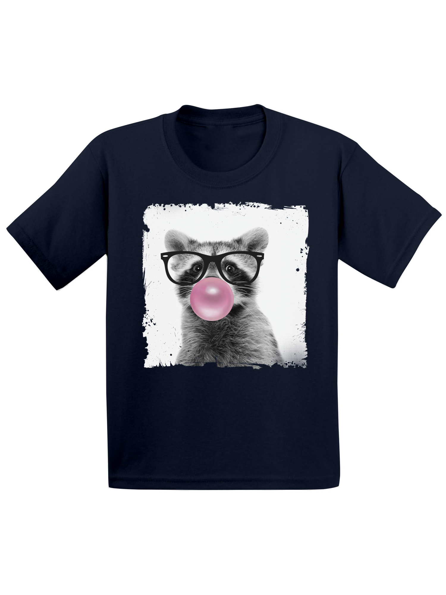Awkward Styles New Animal Collection Funny Raccoon with Gum Raccoon Clothing Raccoon Lovers Funny Gifts for Kids Childrens Outfit Raccoon Tshirt Raccoon Toddler Shirt Toddler T Shirt for Kids - image 1 of 4