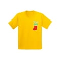 thumbnail image 1 of Awkward Styles Nice Christmas Stocking Pocket Tshirt Funny Christmas Shirts for Kids Stocking Christmas T Shirt Xmas Tshirt for Boys and Girls Xmas Stocking Shirt Kids Christmas Gifts, 1 of 4