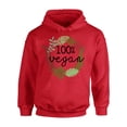 thumbnail image 1 of Awkward Styles Nifty Foliage Unisex Hoodie Vegetarian Hoodie Vegan Sweater Vegan Friendly Hoodie Green Hoodie Vegan Clothes for Women Vegan Organic Stylish Hoodies for Him Gifts for Vegetarians, 1 of 5