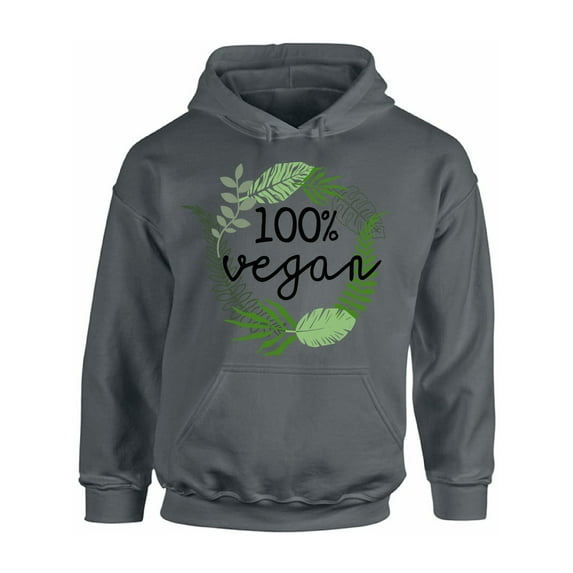 Awkward Styles Nifty Foliage Unisex Hoodie Vegetarian Hoodie Vegan Sweater Vegan Friendly Hoodie Green Hoodie Vegan Clothes for Women Vegan Organic Stylish Hoodies for Him Gifts for Vegetarians