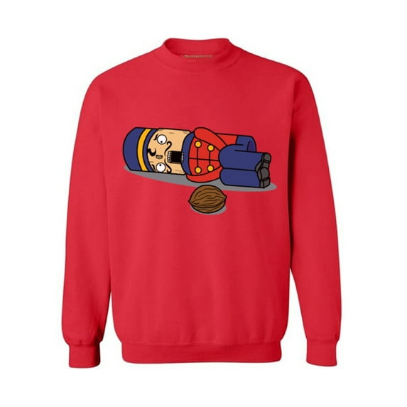 Awkward Styles Nutcracker Christmas Sweatshirt Christmas Sweater Funny Christmas Sweater Party Xmas Gifts Christmas Sweatshirt for Men and for Women Christmas Nutcracker Funny Holiday Sweater