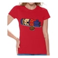 thumbnail image 1 of Awkward Styles Nutcracker Christmas T-Shirt Funny Christmas Shirts for Women Christmas Nutcracker Shirt Xmas Women's Holiday Top for Christmas Party, 1 of 4