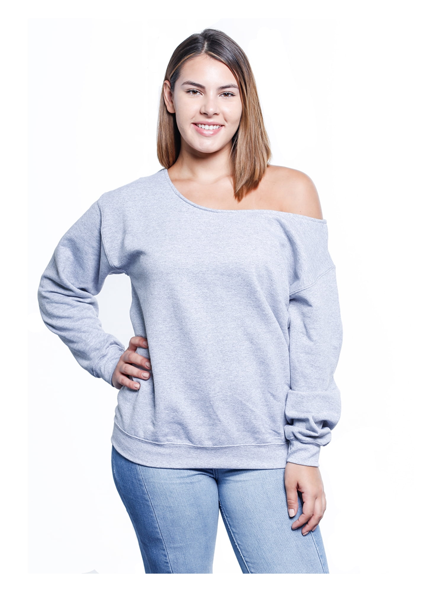Awkward Styles Off The Shoulder Shirt Cute Plus Size Sweaters for