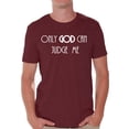 thumbnail image 1 of Awkward Styles Only God Can Judge Me T Shirt for Men Christian Mens Shirts Christian Clothes for Men Jesus Christian Birthday Gifts Jesus Shirts Jesus Clothing Only God Can Judge Me Mens Shirt, 1 of 4