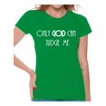 thumbnail image 1 of Awkward Styles Only God Can Judge Me T Shirt for Women Christian Clothes for Ladies Christian Gifts Jesus Shirts Jesus Clothing Jesus T Shirt for Her Only God Can Judge Me Ladies Shirt, 1 of 4