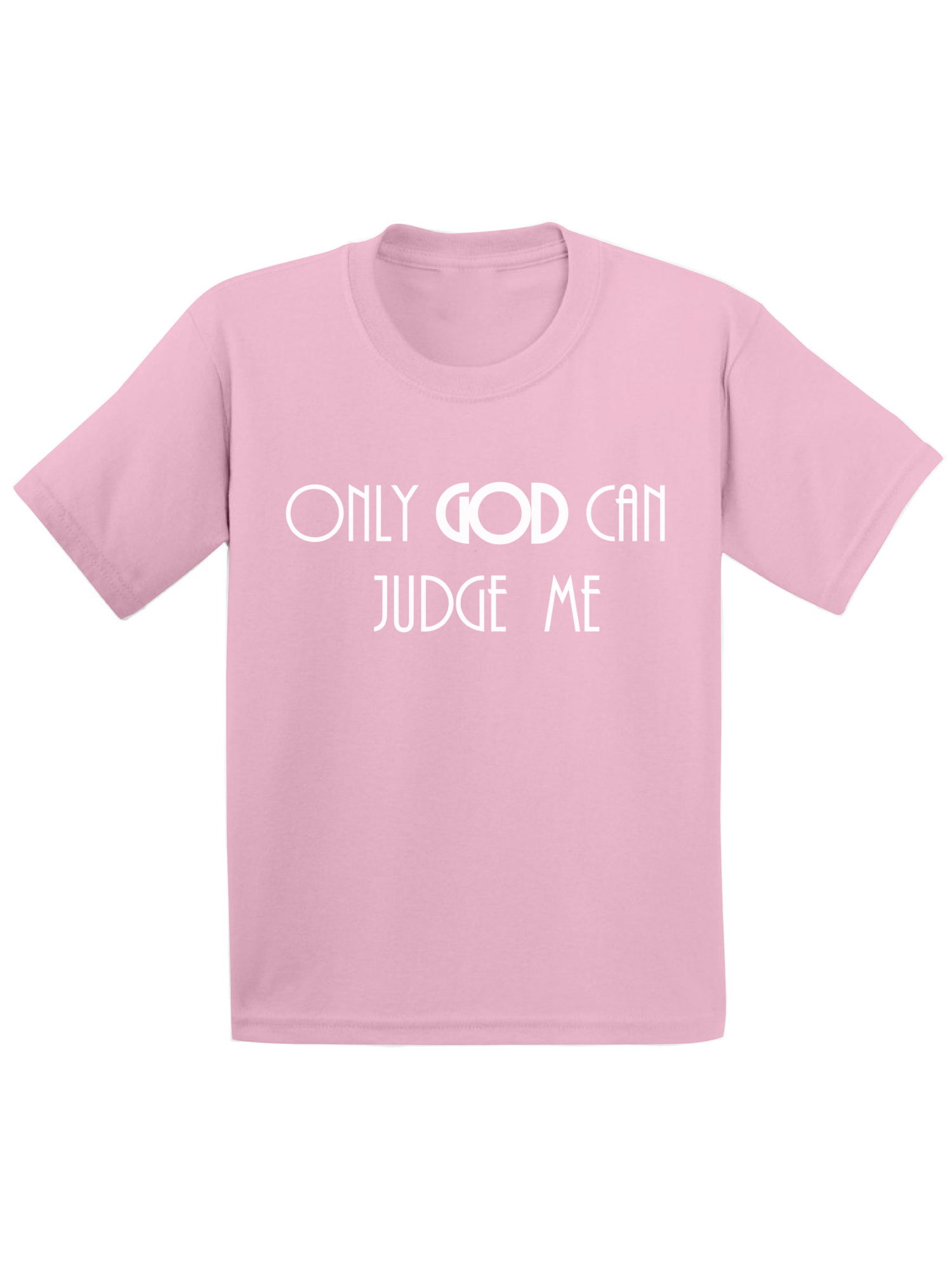 Awkward Styles Only God Can Judge Me Toddler Shirt Jesus Shirt for Kids T Shirt for Boys Christian Shirts for Girls Jesus T-Shirt for Children Christ Clothes Only God Can Judge Me T-Shirt for Toddlers - image 1 of 4