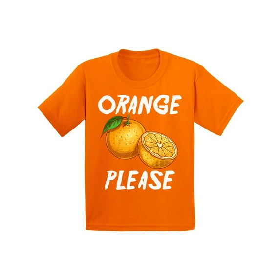 Awkward Styles Orange Outfit Fruits Shirts Orange Please Youth Shirt for Girls Shirts for Boys Funny Orange Kids Clothes Berry T-Shirt for Children Kids Items Cute Fruits Tshirt Berry Lovers Clothing