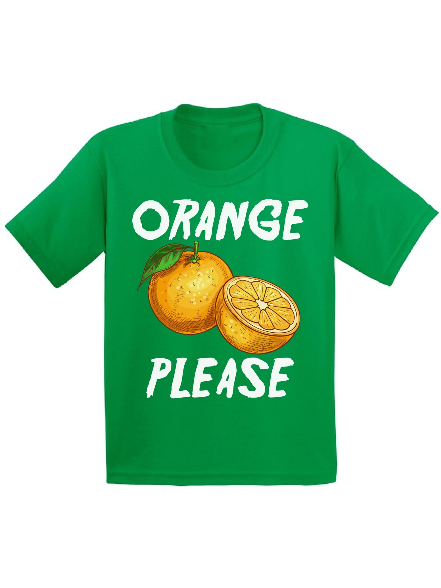 Awkward Styles Orange Outfit Fruits Shirts Orange Please Youth Shirt ...