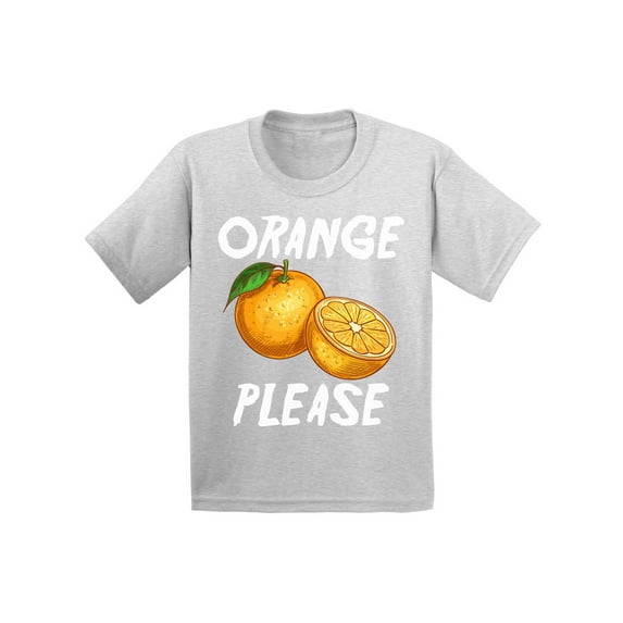 Awkward Styles Orange Please Kids Clothes Orange Toddler T-Shirt for Girls Shirts for Boys Orange Outfit Fruits Shirts Berry T-Shirt for Children Kids Items Cute Fruits Tshirt Berry Lovers Clothing