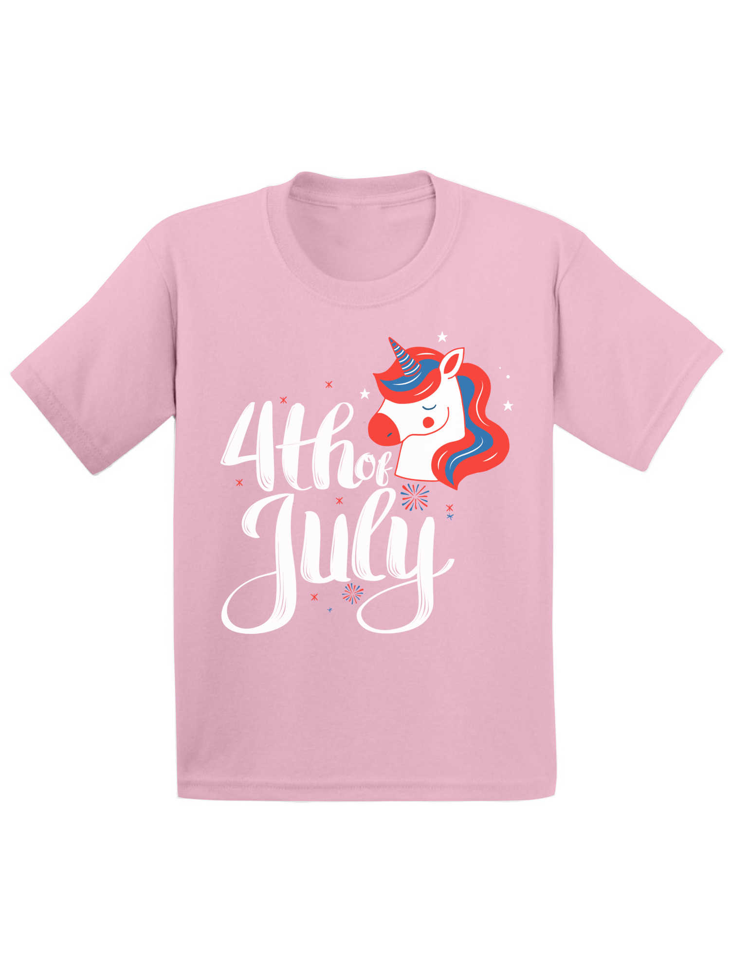Awkward Styles Outfit for Children Unicorn T-Shirt Unicorn Lovers Tshirt Toddler T Shirt 4th of July T-Shirt Cute Unicorn Shirt Girls Clothes Boys T Shirt Outfit for Kids Patriotic Gifts USA Holiday - image 1 of 4