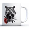 thumbnail image 1 of Awkward Styles Owl Mug Owl with Skull Mug Skull Coffee Mug Day of the Dead Mugs Kitchen Gifts for Her Dia de los Muertos Gifts Owl Gifts Sugar Skull Tea Cup, 1 of 9
