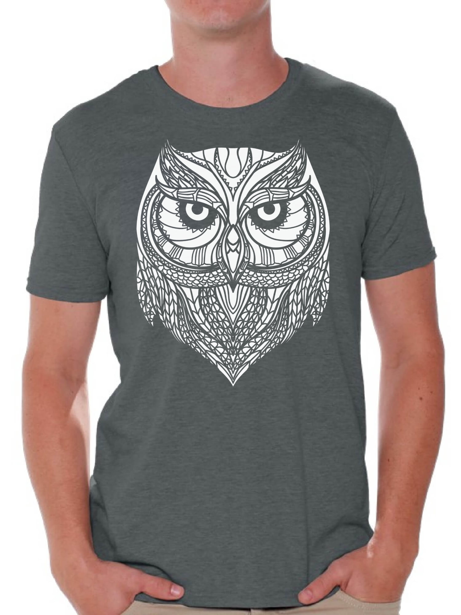 Awkward Styles Owl T Shirt for Men Men's Patterned T Shirts for Men Men ...