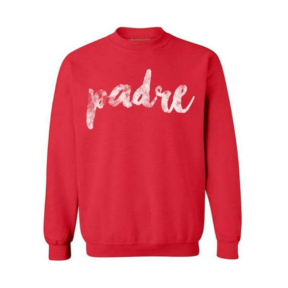 Awkward Styles Padre Crewneck Sweatshirt for Men Mexican Clothes Collection Padre Crewneck for Dad Best Father Gifts Mexico Lovers Clothes Dad Sweater Stylish Mi Padre Men's Crewneck for Him