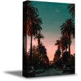 thumbnail image 1 of Awkward Styles Palm Art Los Angeles Cityscape Evening in LA Printed Decor LA Photo Prints LA Cityscape Canvas Wall Art Urban Canvas Collection Urban Wall Art Los Angeles Framed Artwork LA Canvas Decor, 1 of 7
