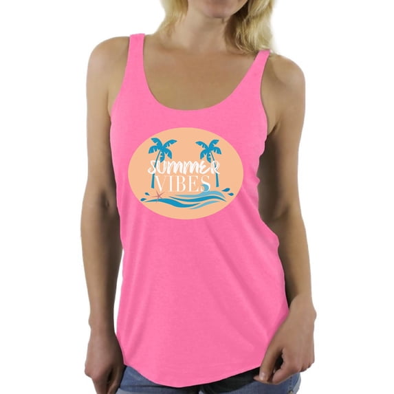 Awkward Styles Palms Racerback Tank Top Shirt for Her Racerback Top for Ladies Summer Vibes Clothes for Women Beach Tanks Summer Tshirt Beach Gifts Summer Vibes Shirts Beach Clothing Collection