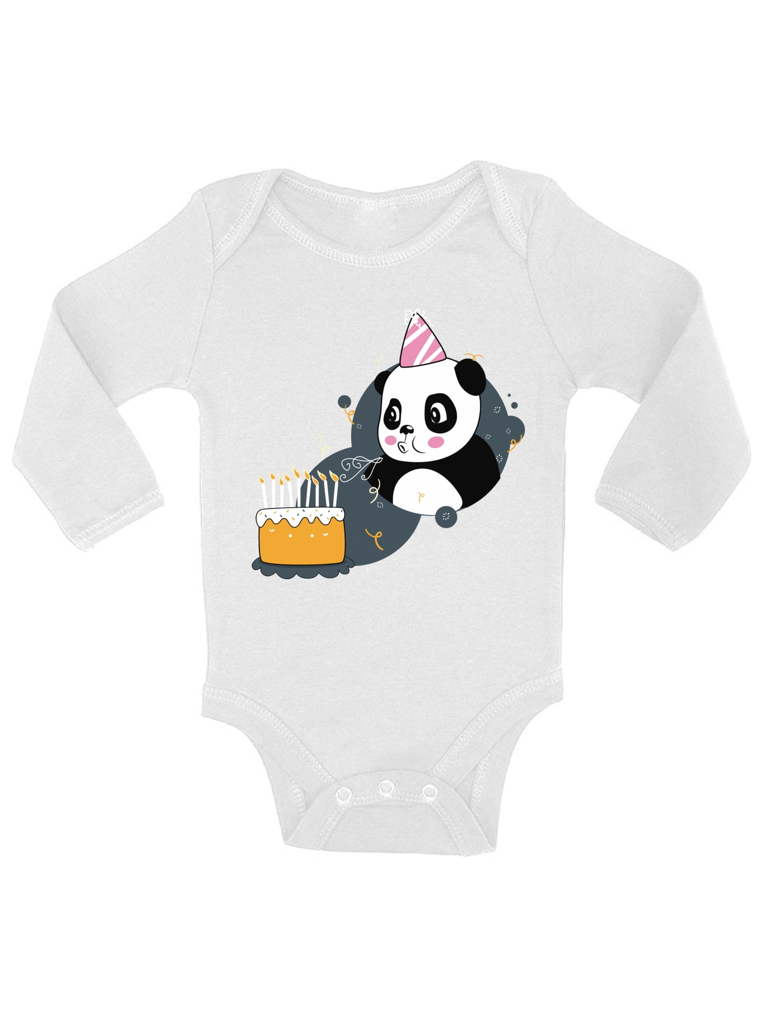 Awkward Styles Panda Birthday Baby Bodysuit Long Sleeve Cute Gifts for ...
