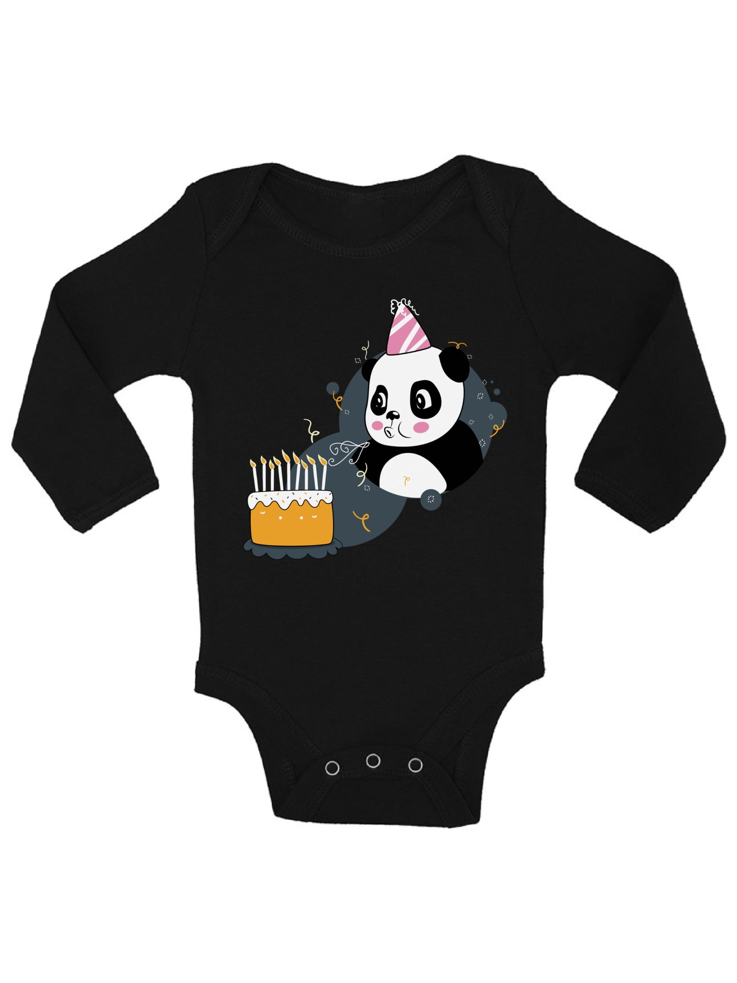 Awkward Styles Panda Birthday Baby Bodysuit Long Sleeve Cute Gifts for ...