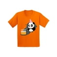 thumbnail image 1 of Awkward Styles Panda Birthday Youth Shirt Kids Themed Party Birthday Gifts for Kids Cute Panda with a Birthday Cake Tshirt Funny Birthday Shirts for Boys Funny Birthday Shirts for Girls, 1 of 4