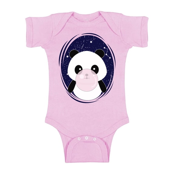 Awkward Styles Panda Bodysuit Short Sleeve for Newborn Baby Cute Baby Shower Gift Panda Birthday Outfit for Baby Girl Panda Birthday Outfit for Baby Boy Animal Lover Clothing for Kids