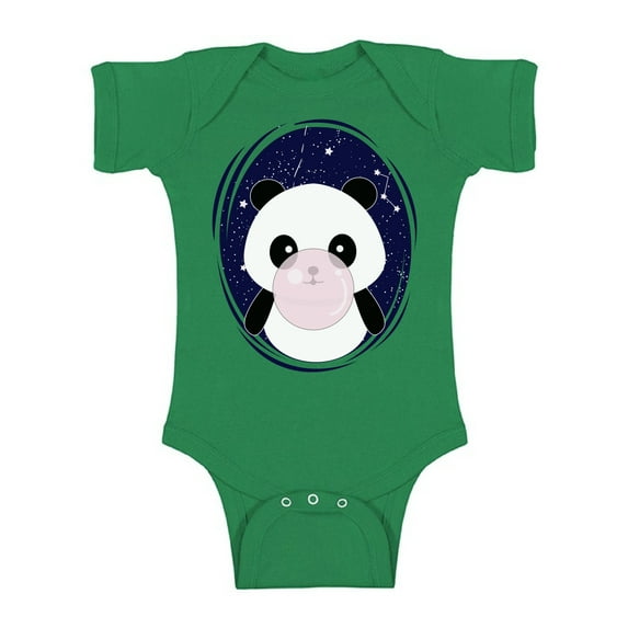 Awkward Styles Panda Bodysuit Short Sleeve for Newborn Baby Cute Baby Shower Gift Panda Birthday Outfit for Baby Girl Panda Birthday Outfit for Baby Boy Animal Lover Clothing for Kids