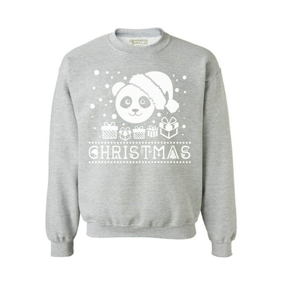 Awkward Styles Panda Christmas Sweater Christmas Sweatshirt for Panda Love Christmas Sweater Christmas Sweater Christmas Gifts for Men Xmas Gifts for Women