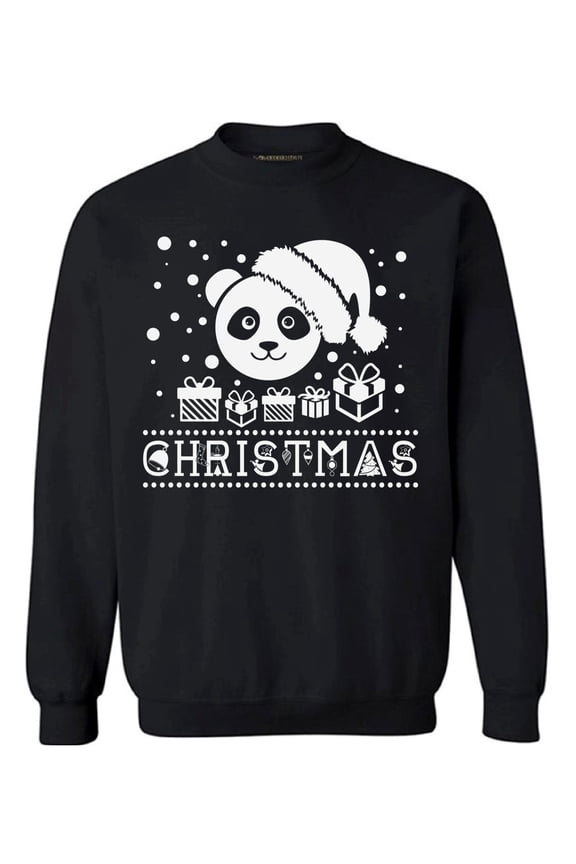 Panda Christmas Sweater Christmas Sweatshirt for Panda Love Christmas Sweater Christmas Sweater Christmas Gifts for Men Xmas Gifts for Women